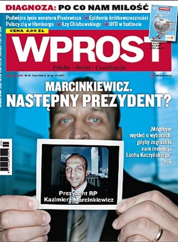 Okładka tygodnika WPROST: 51/2009